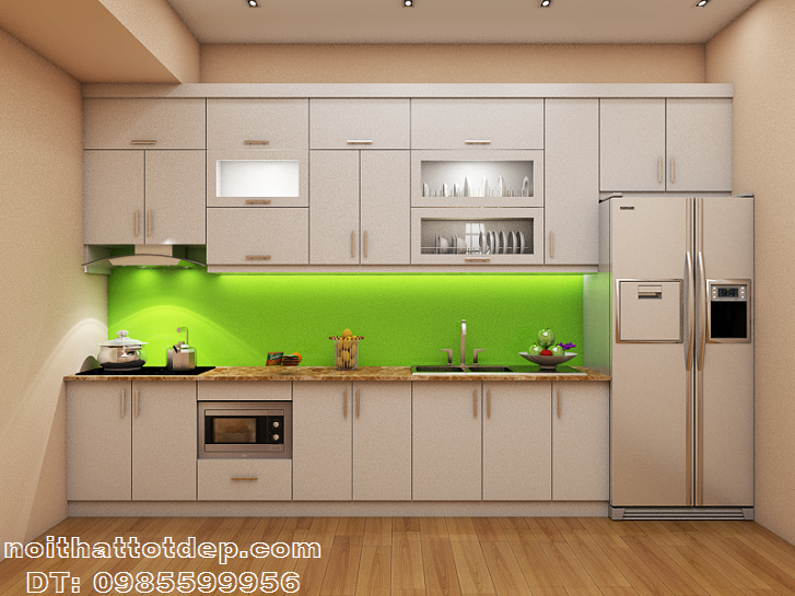 tủ bếp chữ I